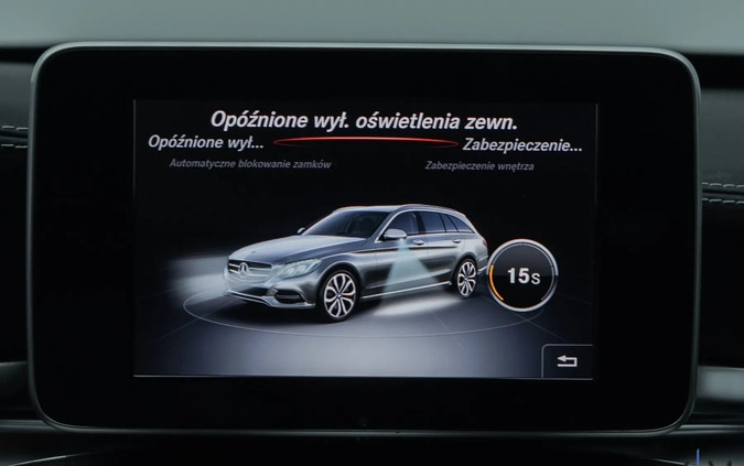 Mercedes-Benz Klasa C cena 114900 przebieg: 114900, rok produkcji 2017 z Okonek małe 631